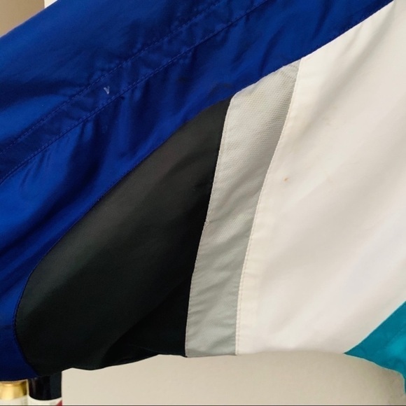 Tyrolia Vintage Retro Blue Colorblock Ski 80’s-90’s Multicolored Jacket Size XL - Picture 6 of 6